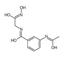 3-acetamido-N-[2-(hydroxyamino)-2-oxoethyl]benzamide结构式