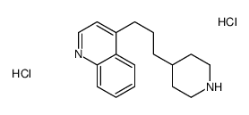 Quinoline, 4-(3-(4-piperidinyl)propyl)-, dihydrochloride Structure