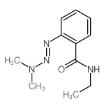 Benzamide, 2-(3,3-dimethyl-1-triazenyl)-N-ethyl- structure