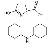 5-oxo-L-proline, compound with dicyclohexylamine (1:1)结构式