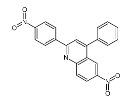 6-nitro-2-(4-nitrophenyl)-4-phenylquinoline Structure