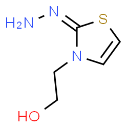 2(3H)-Thiazolone,3-(2-hydroxyethyl)-,hydrazone(9CI)结构式