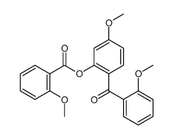 5-methoxy-2-(2-methoxybenzoyl)phenyl 2-methoxybenzoate Structure