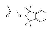 1-(1,1,3,3-tetramethylisoindol-2-yl)oxypropan-2-one结构式