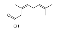 3,7-dimethylocta-3,6-dienoic acid结构式