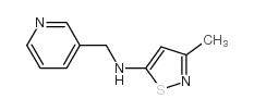 (3-甲基-异噻唑-5-基)-吡啶-3-甲胺结构式