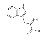 2-imino-3-(1H-indol-3-yl)propanoic acid结构式