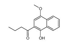 1-(1-hydroxy-4-methoxy-[2]naphthyl)-butan-1-one结构式