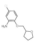 5-Chloro-2-(tetrahydro-2-furanylmethoxy)aniline Structure