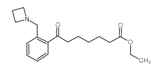 ETHYL 7-[2-(AZETIDINOMETHYL)PHENYL]-7-OXOHEPTANOATE picture