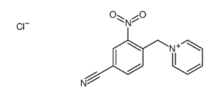 3-nitro-4-(pyridin-1-ium-1-ylmethyl)benzonitrile,chloride结构式