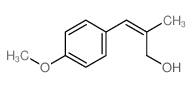 (Z)-3-(4-methoxyphenyl)-2-methyl-prop-2-en-1-ol structure