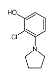 Phenol, 2-chloro-3-(1-pyrrolidinyl) Structure