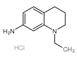 N-ETHYL-1,2,3,4-TETRAHYDRO-7-QUINOLINAMINE HYDROCHLORIDE Structure