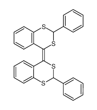 2,2-diphenyl-Δ4,4'-bis(1,3-benzodithian) Structure