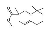 methyl 1,2,3,5,6,7,8,8a-octahydro-2,8,8-trimethyl-2-naphthoate结构式