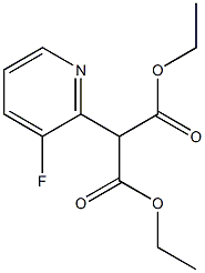 Diethyl,2-(3-fluoropyridin-2-yl)malonate Structure