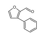 2-Furancarboxaldehyde, 3-phenyl Structure