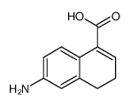 6-amino-3,4-dihydronaphthalene-1-carboxylic acid结构式