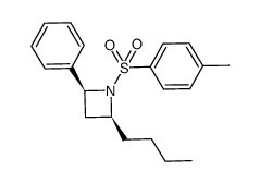 (2S,4S)-2-butyl-4-phenyl-N-tosylazetidine Structure