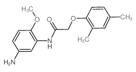 N-(5-Amino-2-methoxyphenyl)-2-(2,4-dimethylphenoxy)acetamide Structure