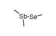 dimethyl(methylselanyl)stibine结构式