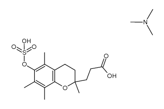 α-CEHC sulfate trimethylamine结构式