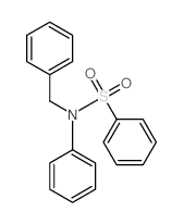 Benzenesulfonamide,N-phenyl-N-(phenylmethyl)- picture