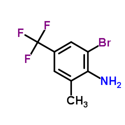 2-Bromo-6-methyl-4-(trifluoromethyl)aniline图片