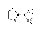 2-(bis(trimethylsilyl)amino)-1,3,2-dithiaboralane结构式