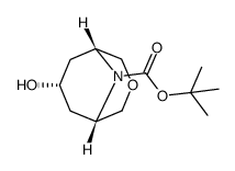 (1R,5S,7S)-tert-butyl 7-hydroxy-3-oxa-9-azabicyclo[3.3.1]nonane-9-carboxylate structure