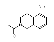 1-(5-amino-3,4-dihydro-1H-isoquinolin-2-yl)ethanone结构式