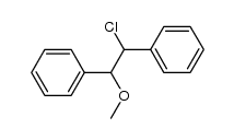 1,2-diphenyl-1-methoxy-2-chloro ethane, erythro Structure