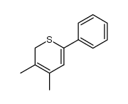 3,4-dimethyl-6-phenyl-2H-thiopyran Structure