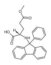 L-N-(9-(9-phenylfluorenyl))glutamic acid γ-methylester Structure