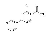 2-CHLORO-4-(PYRIDIN-3-YL)BENZOIC ACID Structure