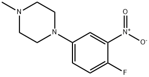 1-(4-Fluoro-3-nitrophenyl)-4-methylpiperazine结构式