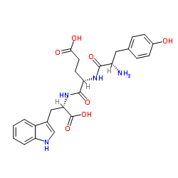 H-TYR-GLU-TRP-OH Structure