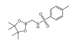 pinacol (4-methylbenzenesulfonylamino)methaneboronate Structure