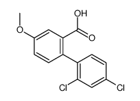 2-(2,4-dichlorophenyl)-5-methoxybenzoic acid结构式