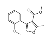 Methyl 3-(2-Methoxyphenyl)-5-Methylisoxazole-4-carboxylate picture