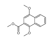 1,4-dimethoxynaphthalene-2-carboxylic acid methyl ester Structure