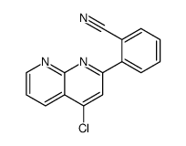 2-(4-chloro-[1,8]naphthyridin-2-yl)-benzonitrile Structure