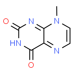 8-Methyl-2,8-dihydro-2,4(3H)-pteridinedione结构式