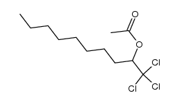 1,1,1-trichlorodecan-2-yl acetate Structure