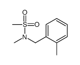 N-methyl-N-[(2-methylphenyl)methyl]methanesulfonamide Structure