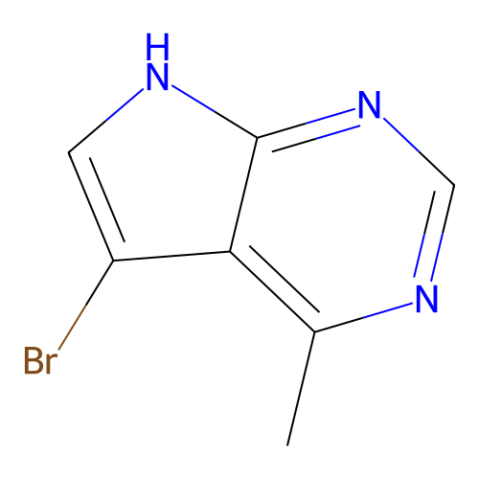 5-bromo-4-methyl-7H-pyrrolo[2,3-d]pyrimidine Structure