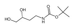 Carbamic acid, (3,4-dihydroxybutyl)-, 1,1-dimethylethyl ester, (R)- (9CI)结构式