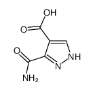 1H-Pyrazole-4-carboxylicacid,3-(aminocarbonyl)-(9CI)结构式