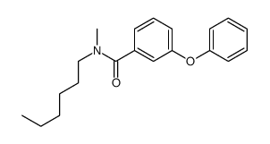 N-hexyl-N-methyl-3-phenoxybenzamide结构式